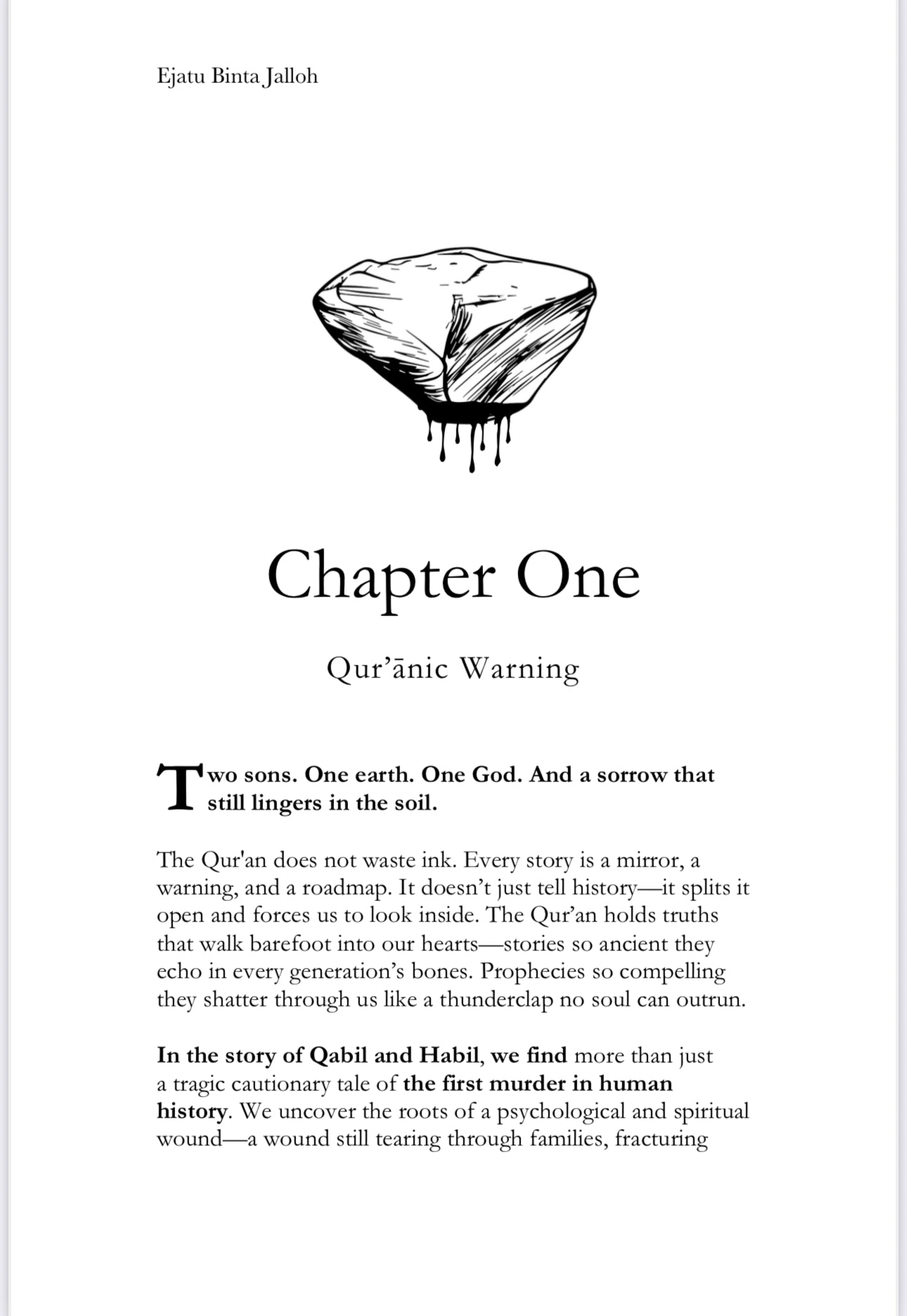 The Mark of Qabil: Narcissism Power, and the Fragmentation of the Ummah (Hardcover)